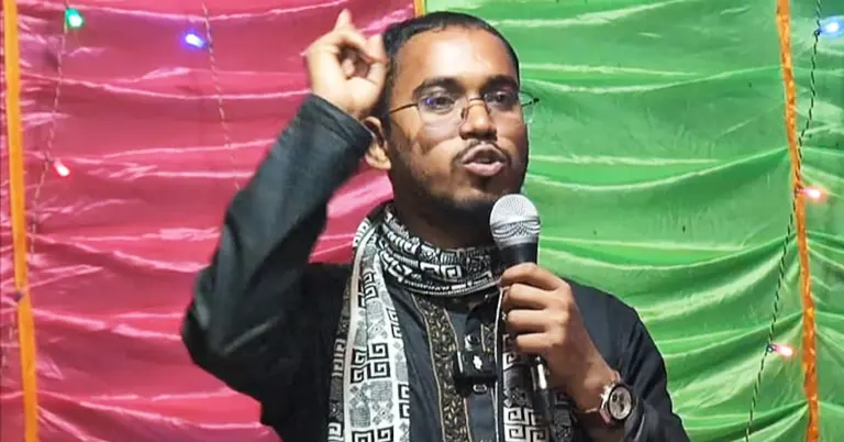 বক্তব্য রাখছেন হান্নান মাসউদ